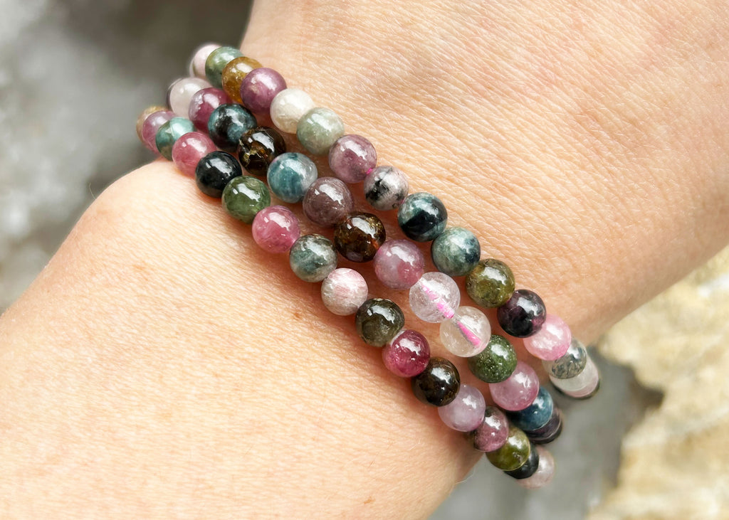 Watermelon Tourmaline bracelet