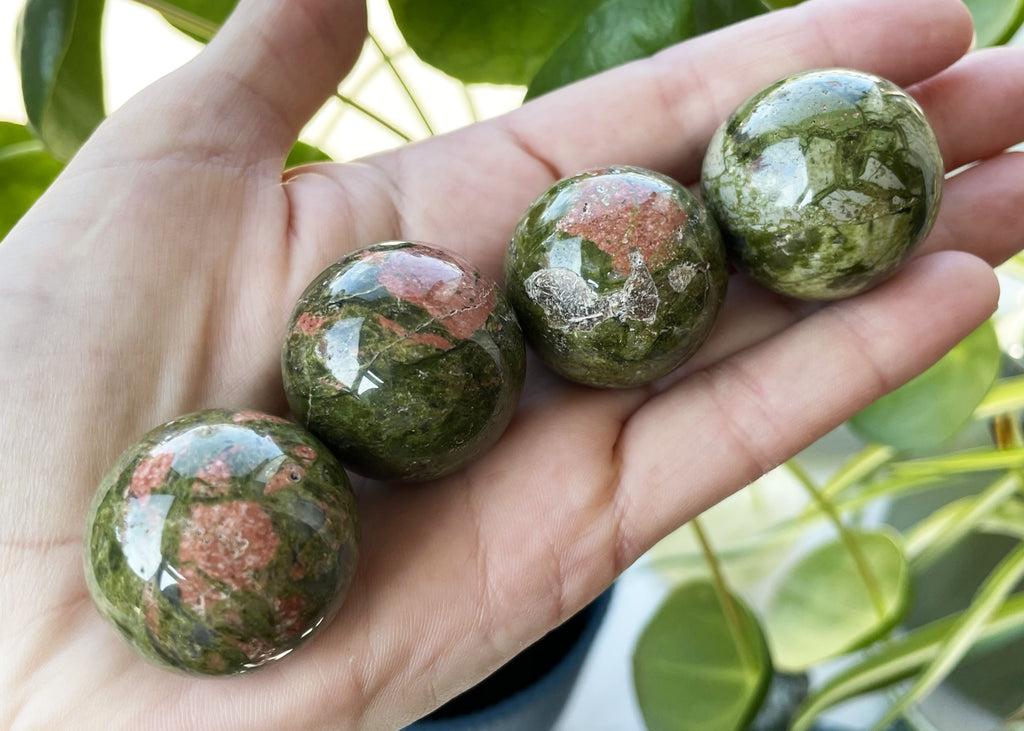 Polished Mini Unakite Sphere