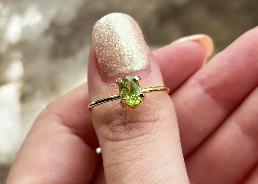 Peridot ring