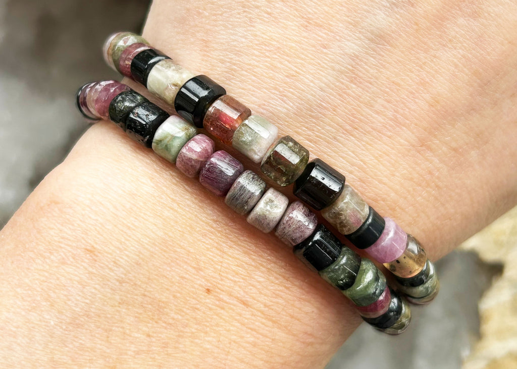 Watermelon Tourmaline bracelet