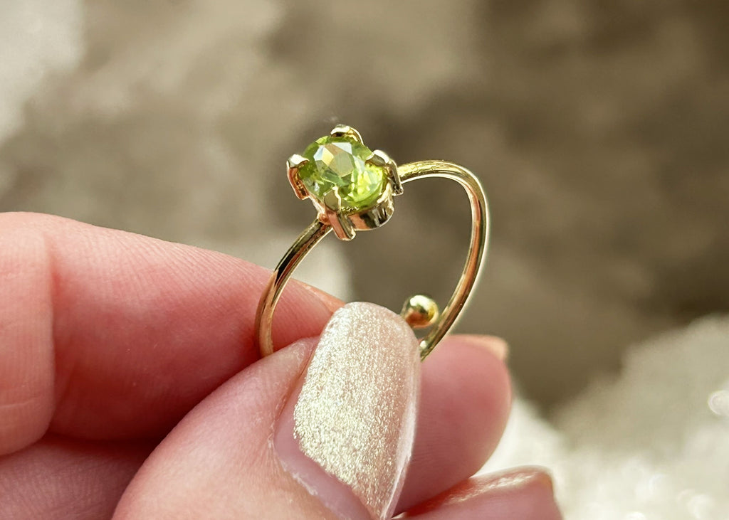 Peridot ring