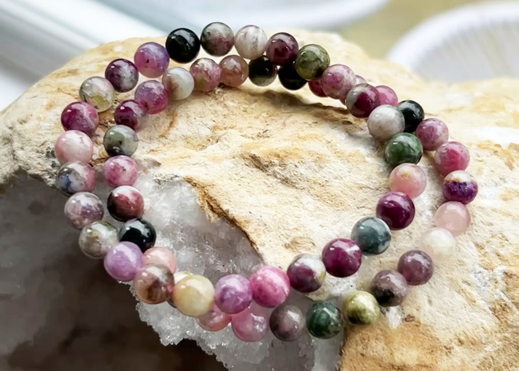 Watermelon Tourmaline bracelet