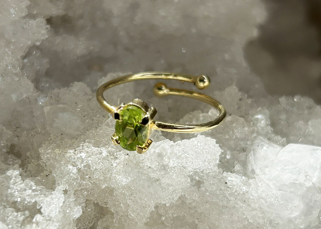 Peridot ring