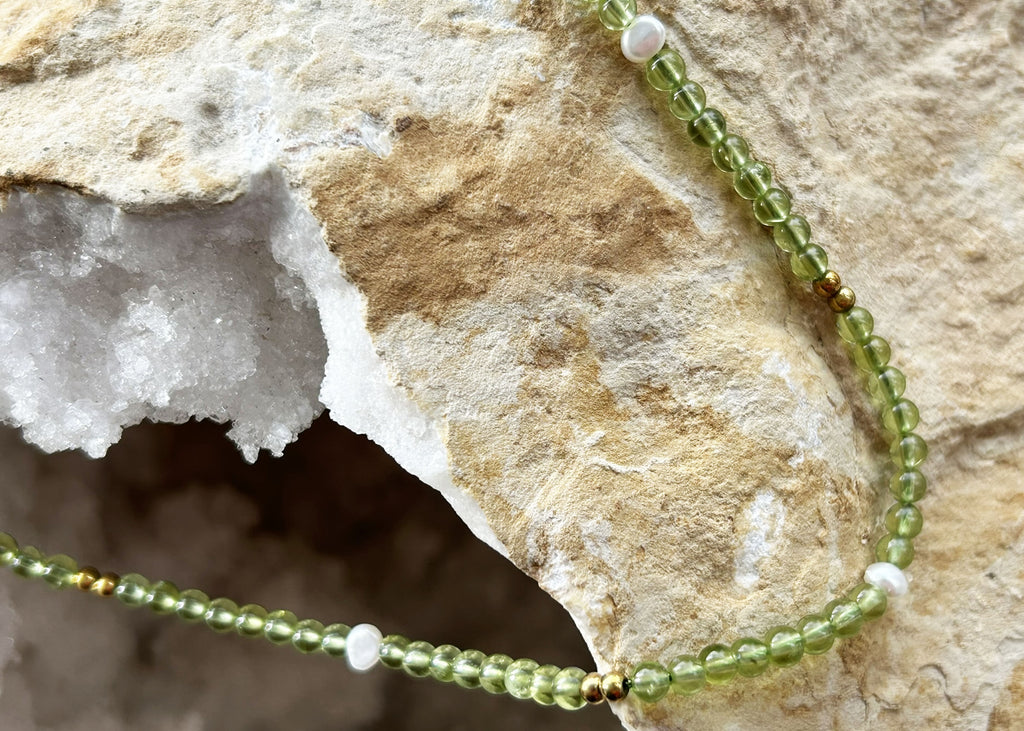 Peridot necklace