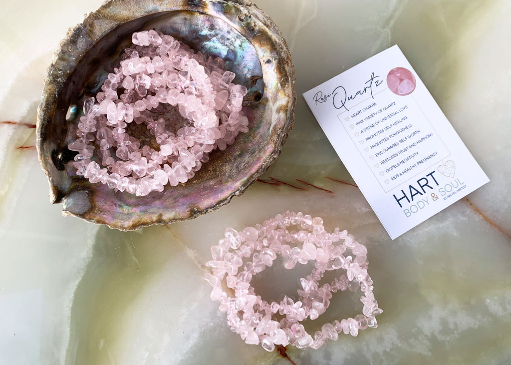 Rose Quartz Crystal Bracelet