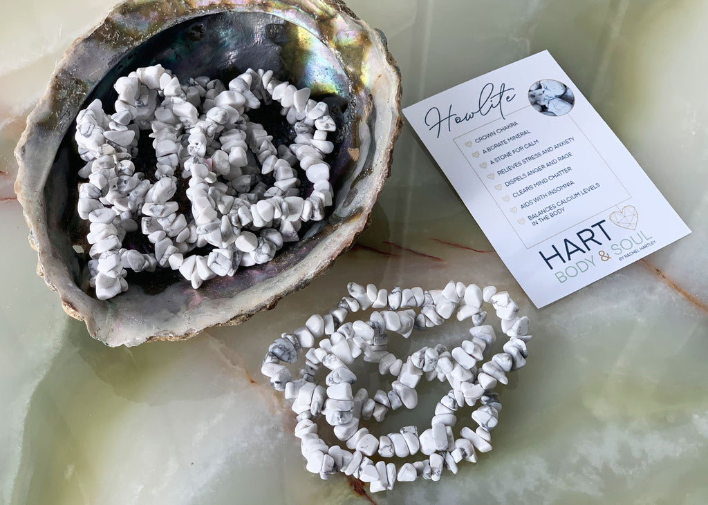 Howlite Crystal Bracelet 