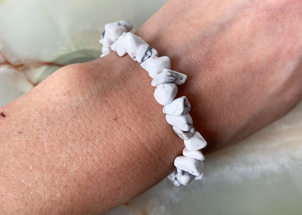 Howlite Crystal Bracelet