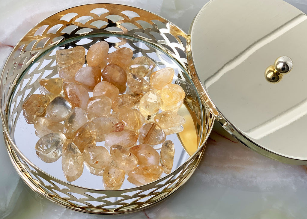 Citrine tumblestone