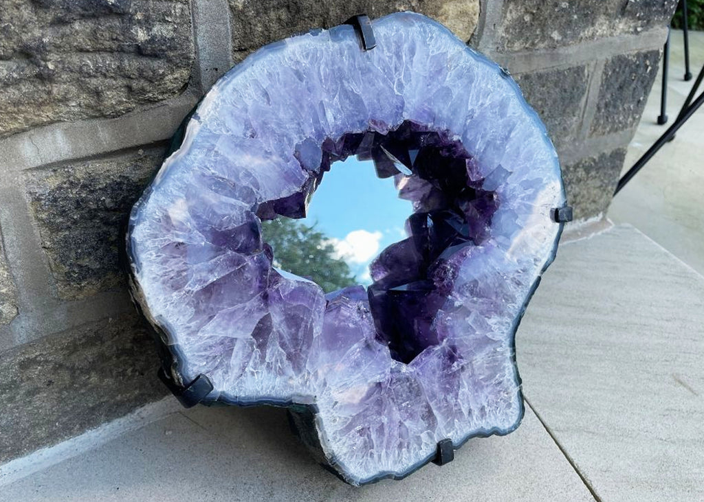 10.65KG Brazilian Raw Amethyst Mirror