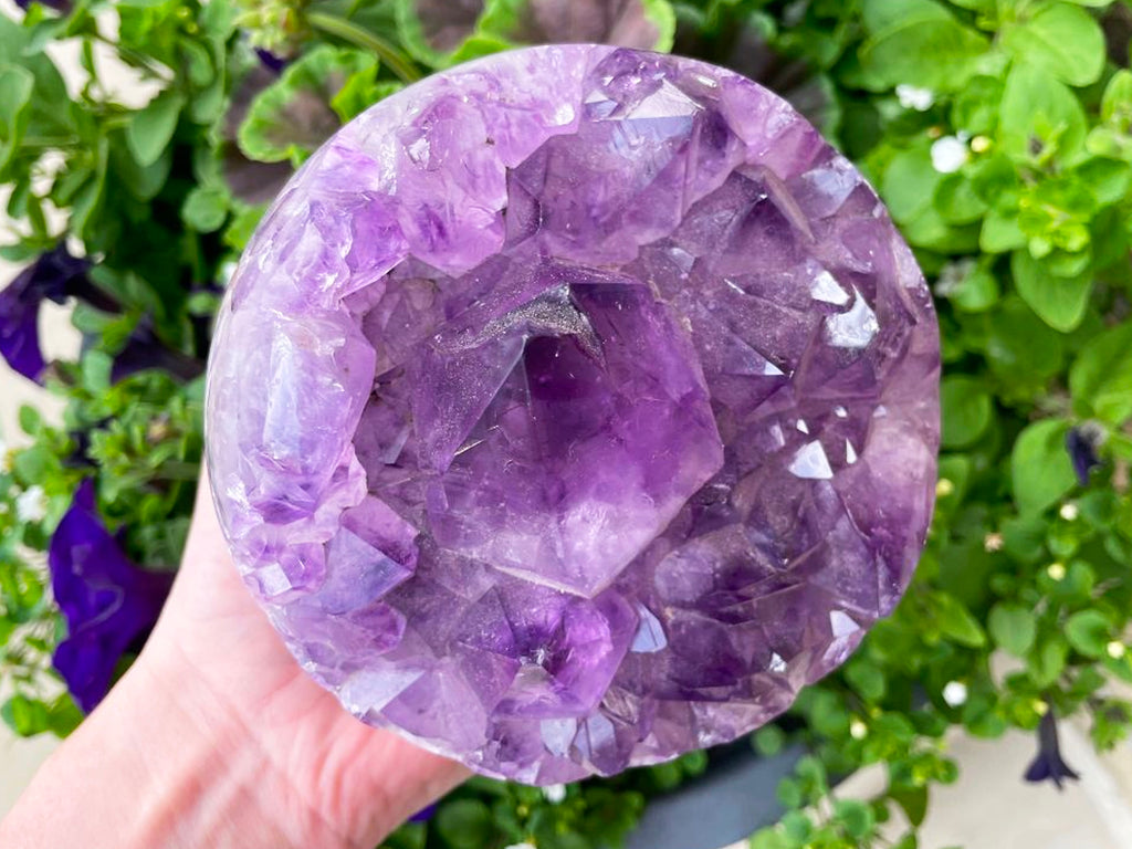 Huge Brazilian Amethyst Geode Sphere