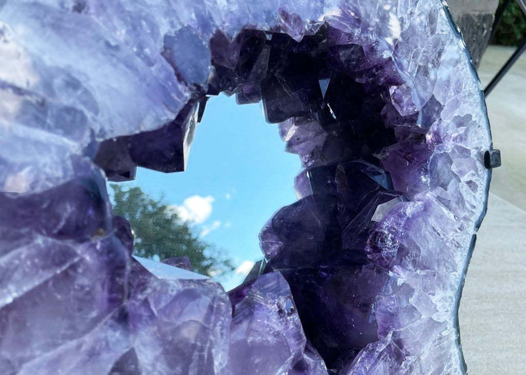 10.65KG Brazilian Raw Amethyst Mirror