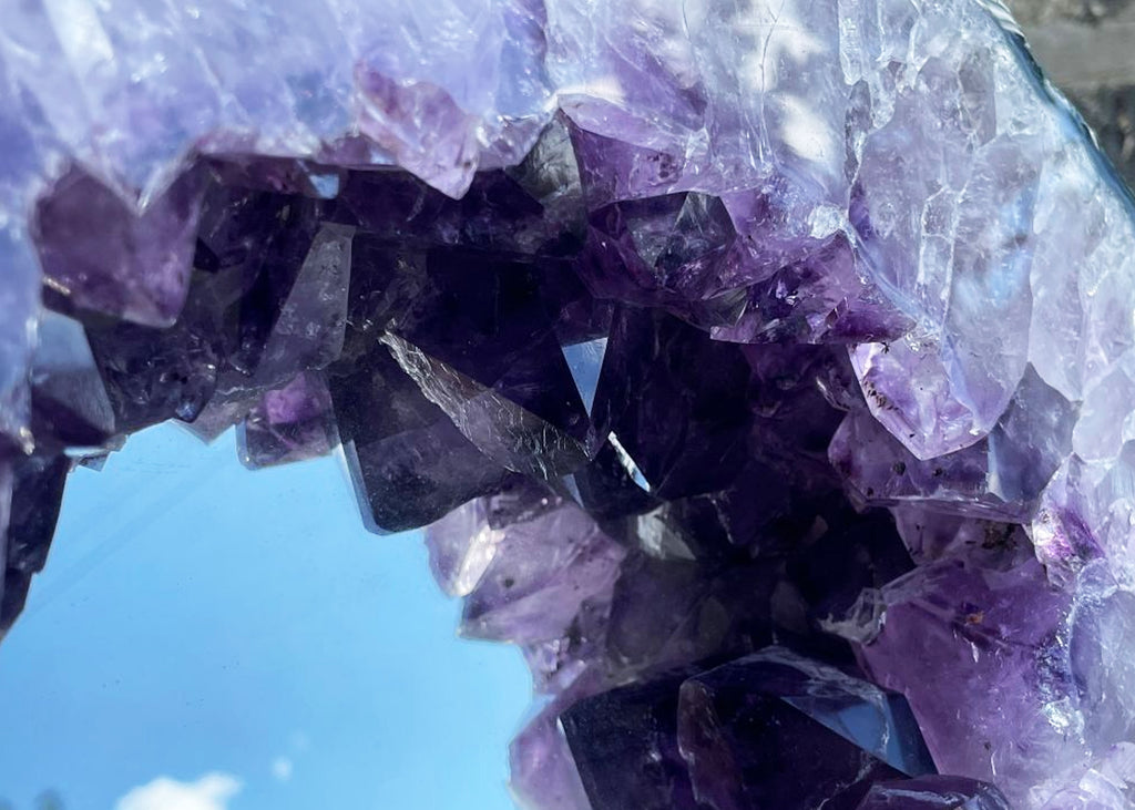 10.65KG Brazilian Raw Amethyst Mirror