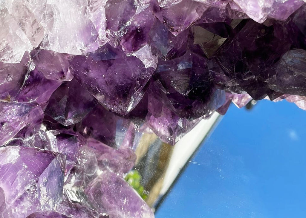 10.65KG Brazilian Raw Amethyst Mirror