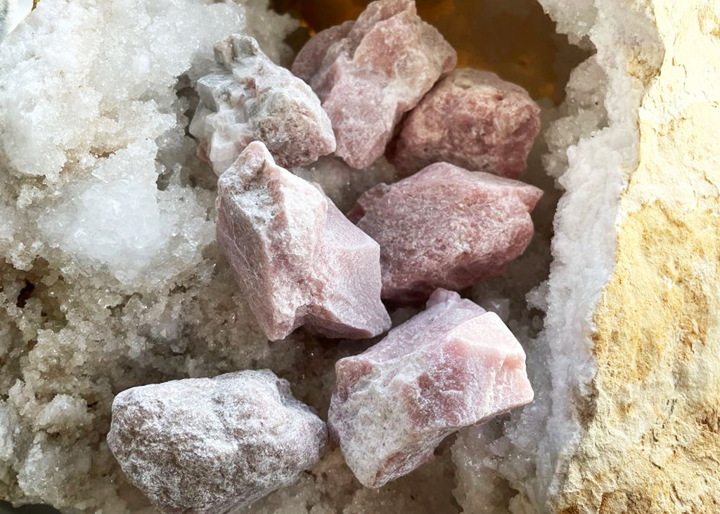 Raw/Rough Pink Opal Chunks