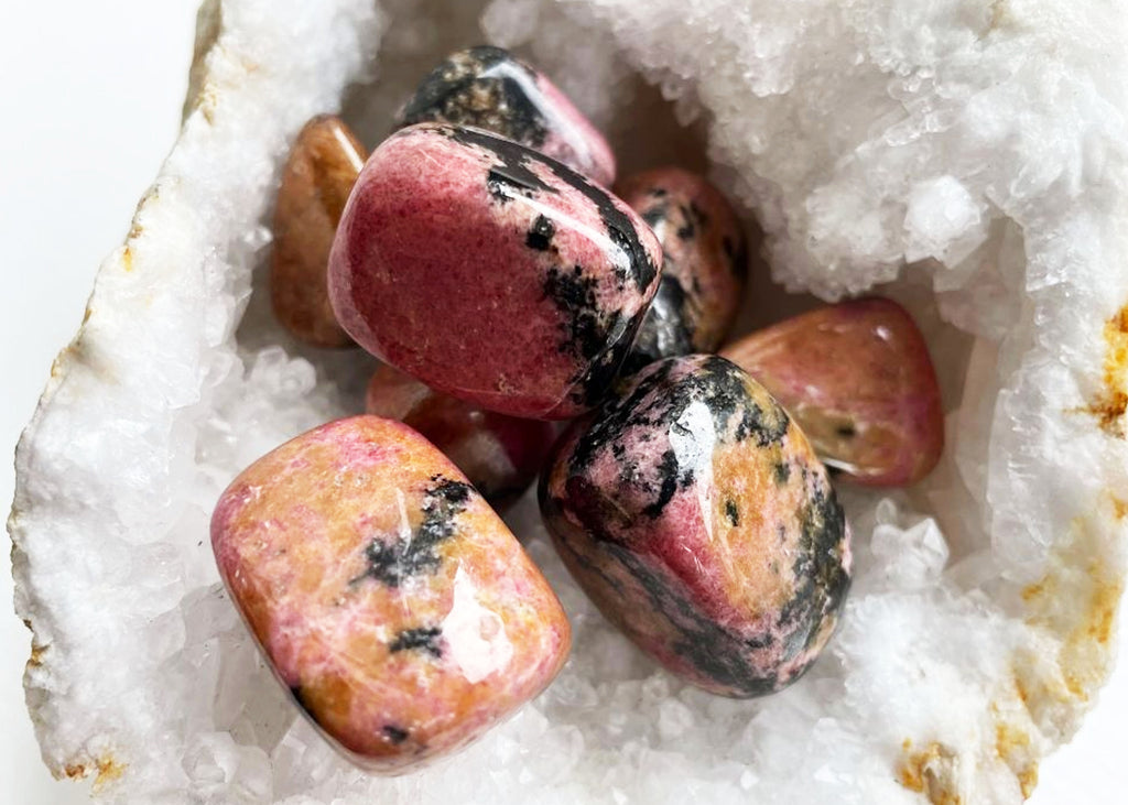 Rhodonite Polished Tumblestone