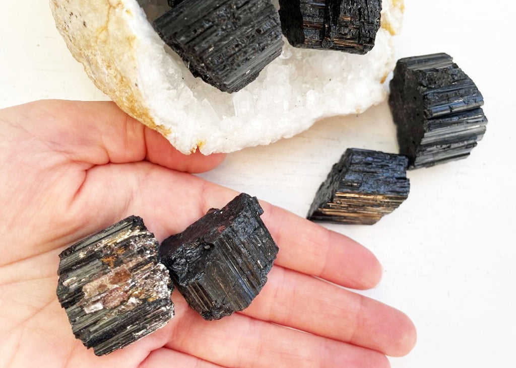 Raw Black Tourmaline Chunks