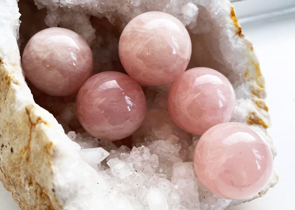 Polished Rose Quartz Mini Sphere