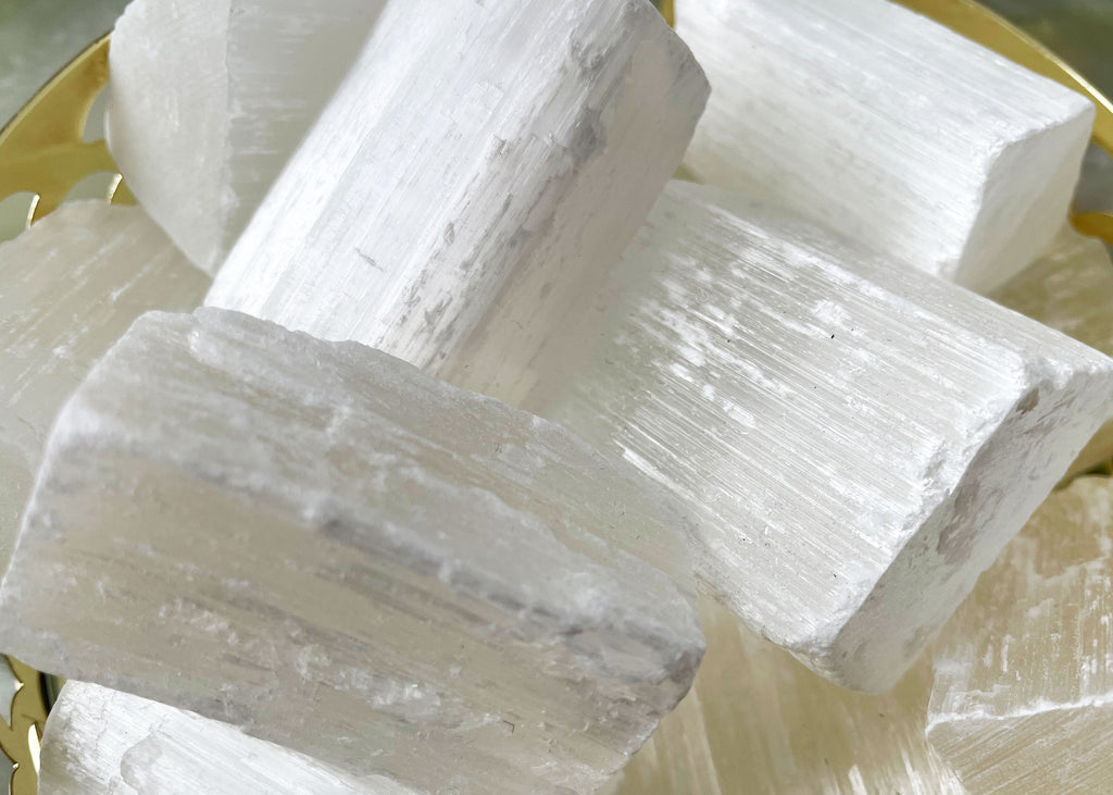 Raw/Rough Selenite Chuks