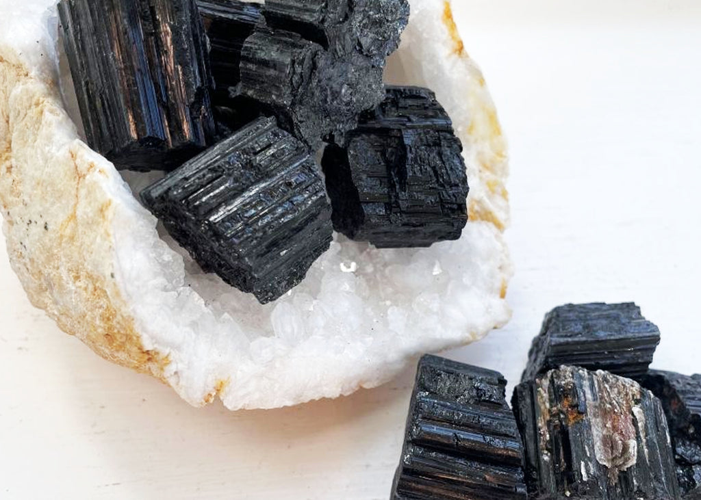 Raw Black Tourmaline Chunks