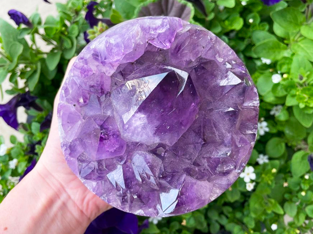 Huge Brazilian Amethyst Geode Sphere