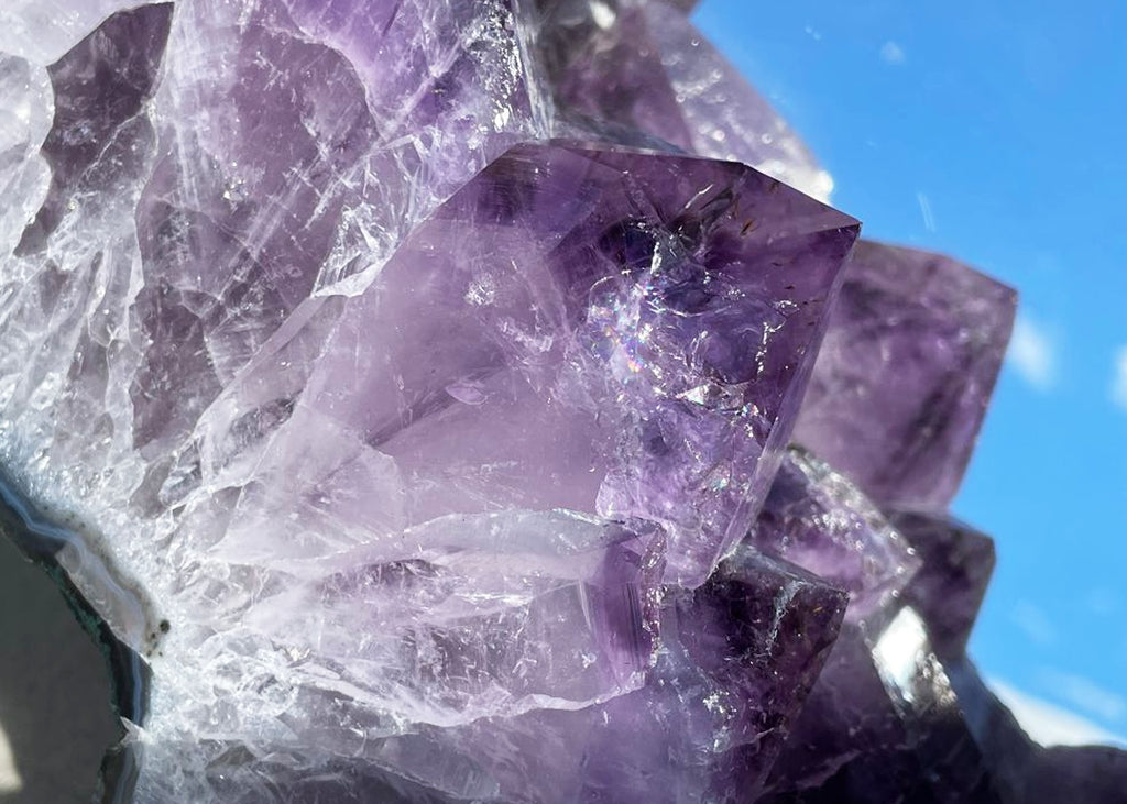 10.65KG Brazilian Raw Amethyst Mirror