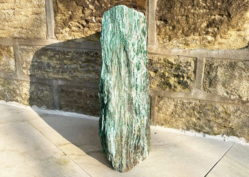 XXL Raw Fuchsite Cut Base Boulder