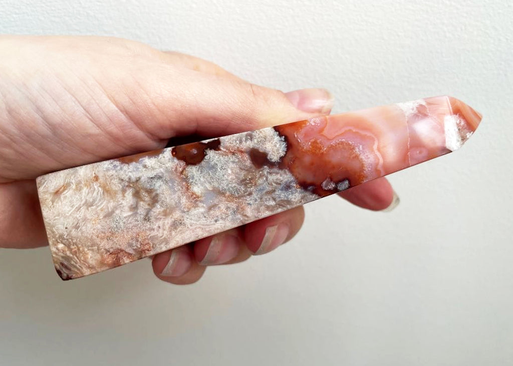 Druzy Carnelian Obelisk