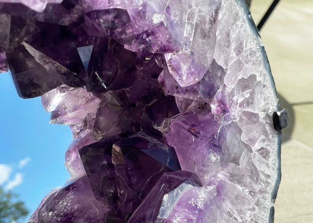 10.65KG Brazilian Raw Amethyst Mirror