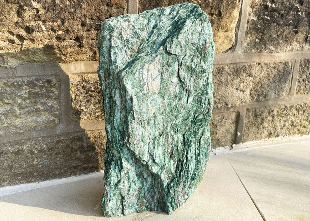 XXL Raw Fuchsite Cut Base Boulder