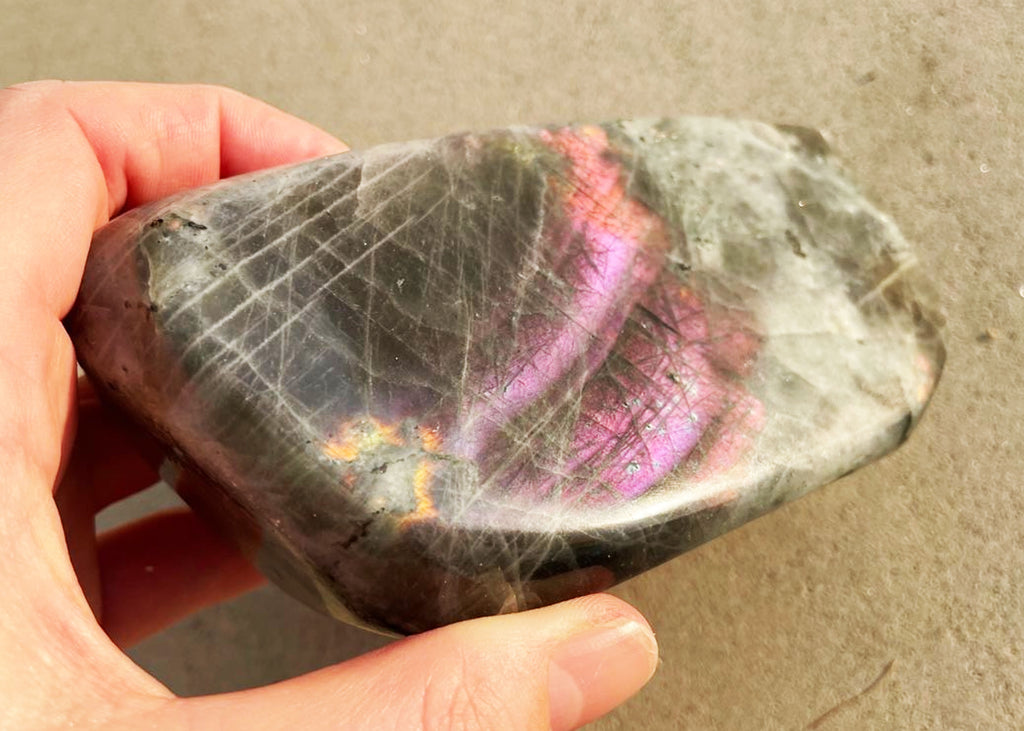 Large High Quality Purple Labradorite Freeform