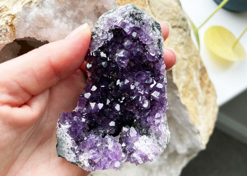 Uruguayan Amethyst Cut Base Cluster