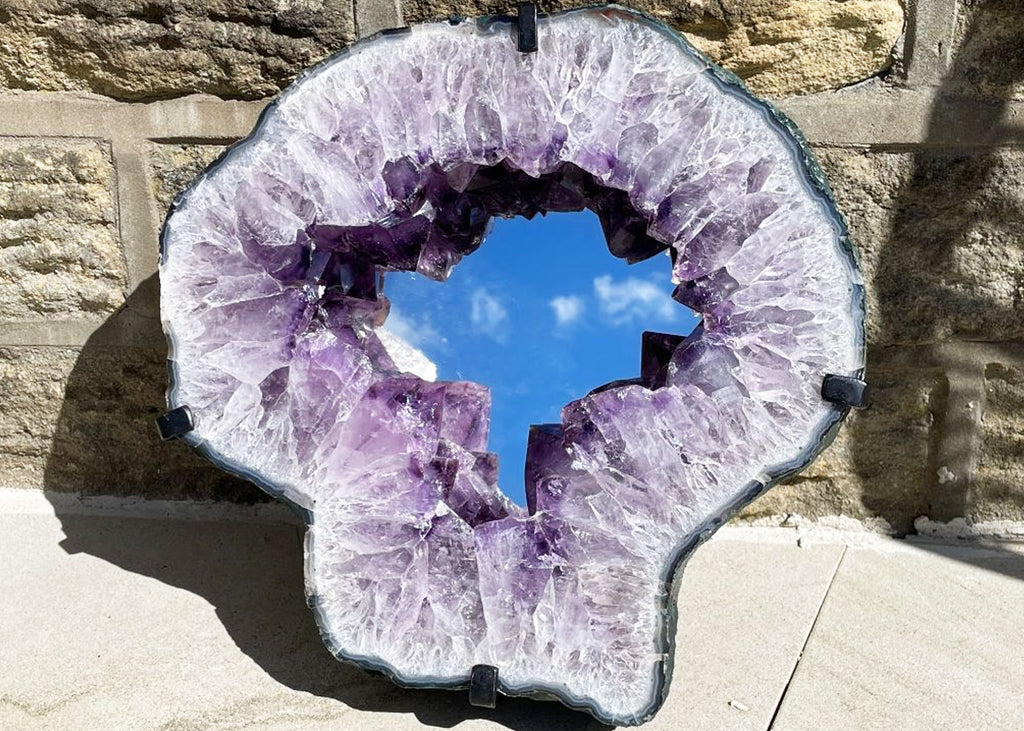 10.65KG Brazilian Raw Amethyst Mirror