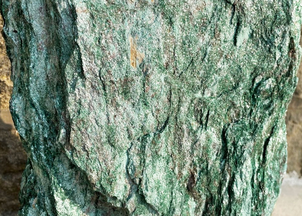 XXL Raw Fuchsite Cut Base Boulder