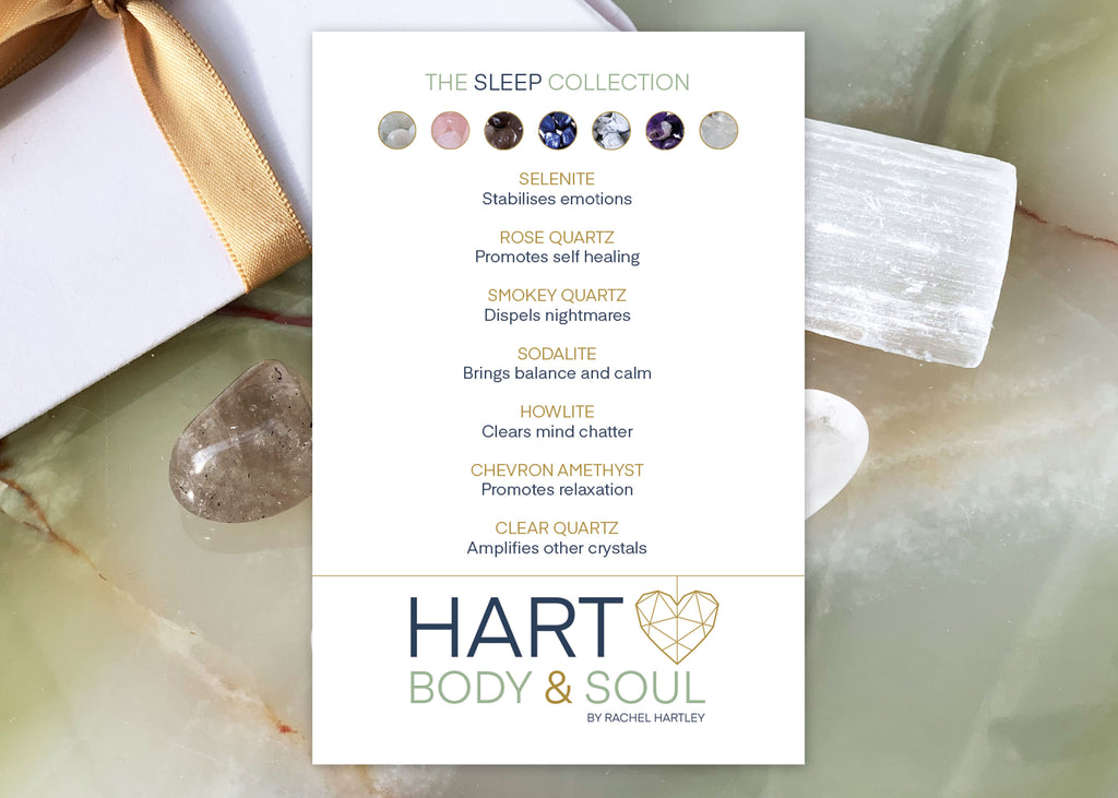 Sleep Collection Crystal Kit Information card